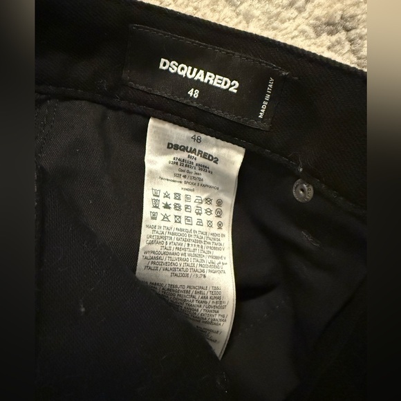DSQUARED2 men’s Black Bull jeans. Brand new. Size 48. Approx waist size USA 32. - Picture 5 of 5